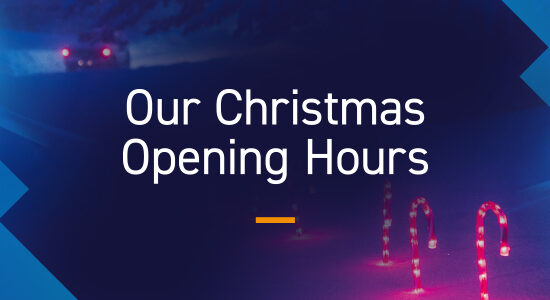 Our Christmas opening hours