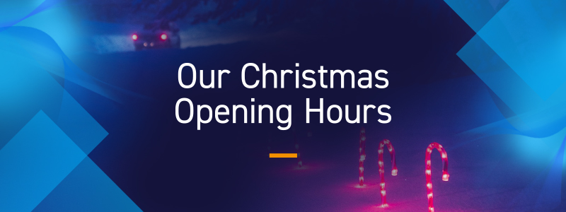 Our Christmas opening hours